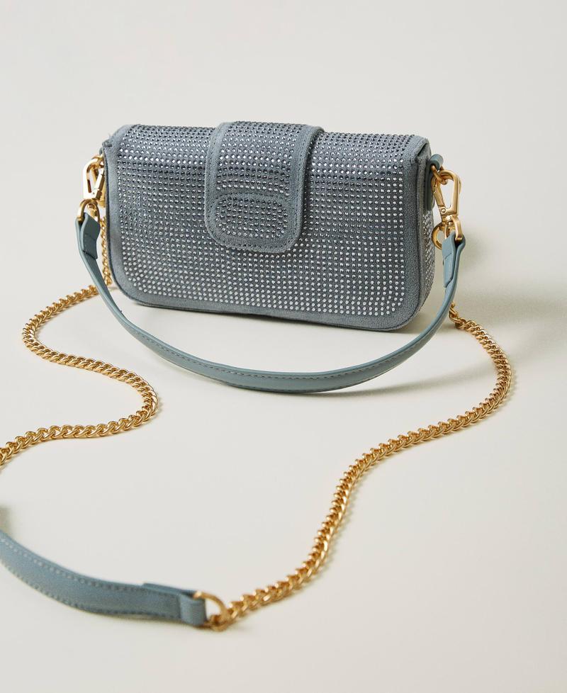 Scee by twin set Borsa a tracolla 'Amie' piccola con strass Acquista Ora