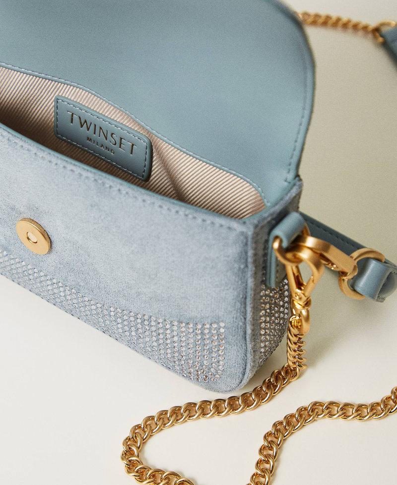 Scee by twin set Borsa a tracolla 'Amie' piccola con strass Acquista Ora