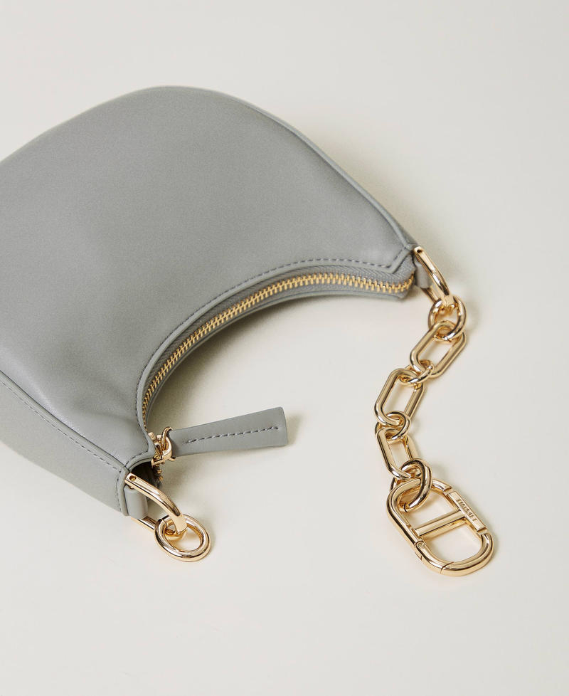 Scee by twin set Borsa ‘Mini Croissant’ con chiusura Oval T Consegna Veloce