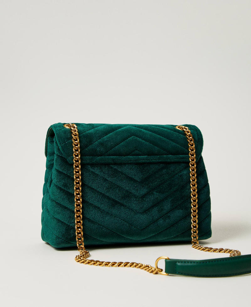 Scee by twin set Borsa a tracolla 'Dreamy' media in velluto Sconti questo mese