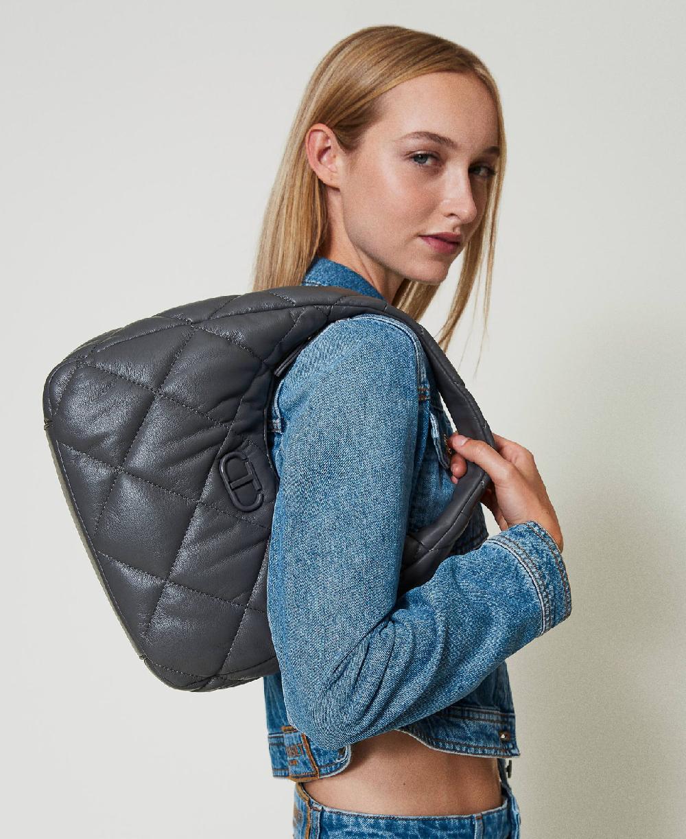 Scee by twin set Borsa hobo media quilted imbottita Convenienza