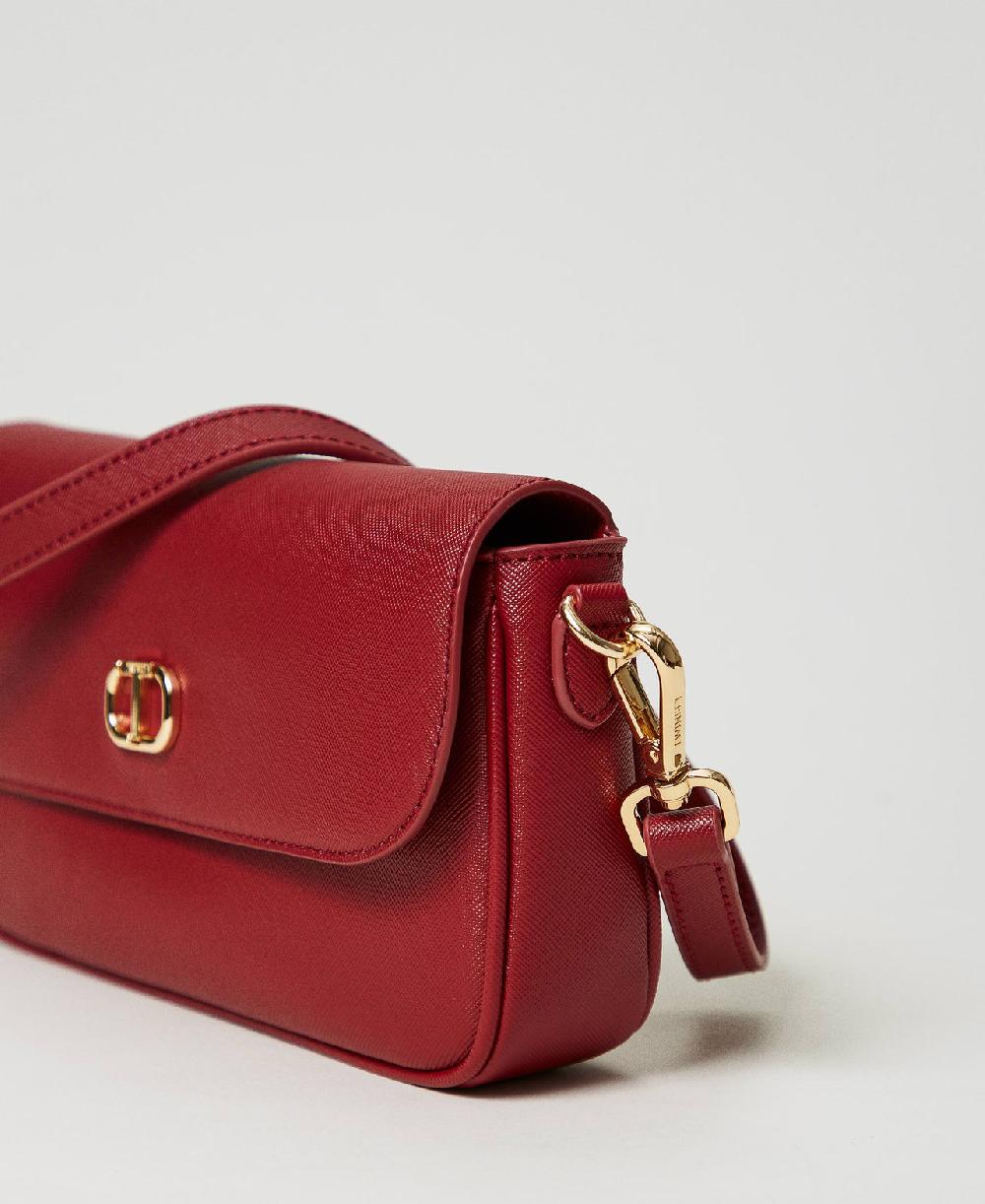 Scee by twin set Mini borsa a spalla con Oval T In Vendita