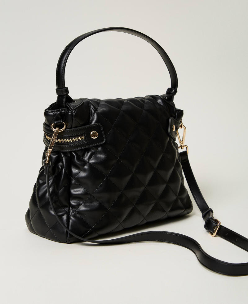Scee by twin set Borsa top handle ‘Cécile’ grande trapuntata Vendite Flash