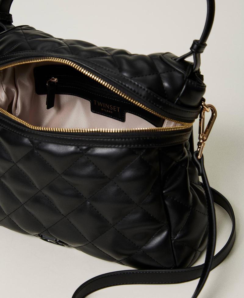 Scee by twin set Borsa top handle ‘Cécile’ grande trapuntata Vendite Flash