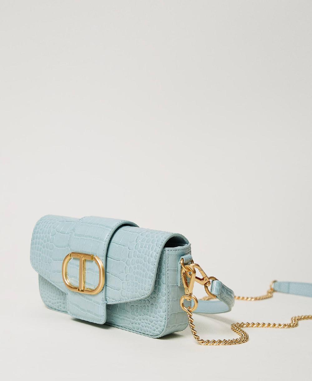Scee by twin set Borsa a tracolla 'Amie' piccola a stampa cocco Nuova