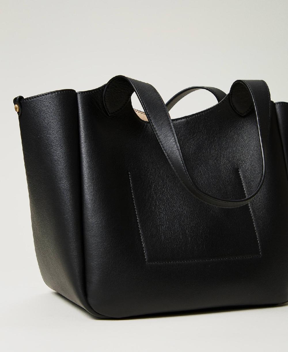 Scee by twin set Borsa shopper ‘Forever’ in pelle Italy