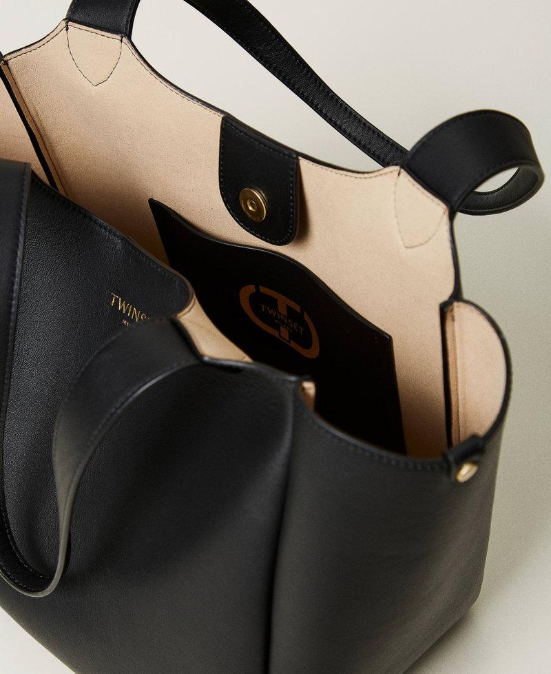 Scee by twin set Borsa shopper ‘Forever’ in pelle Italy