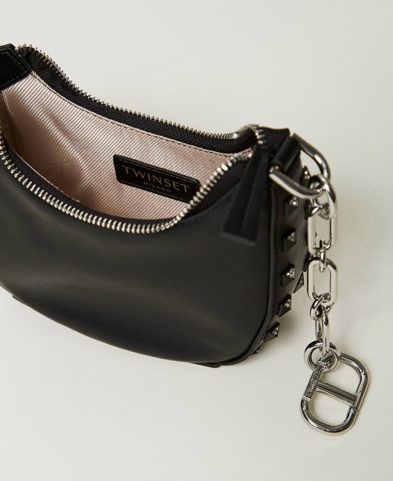 Scee by twin set Borsa ‘Mini Croissant’ con borchie Outlet