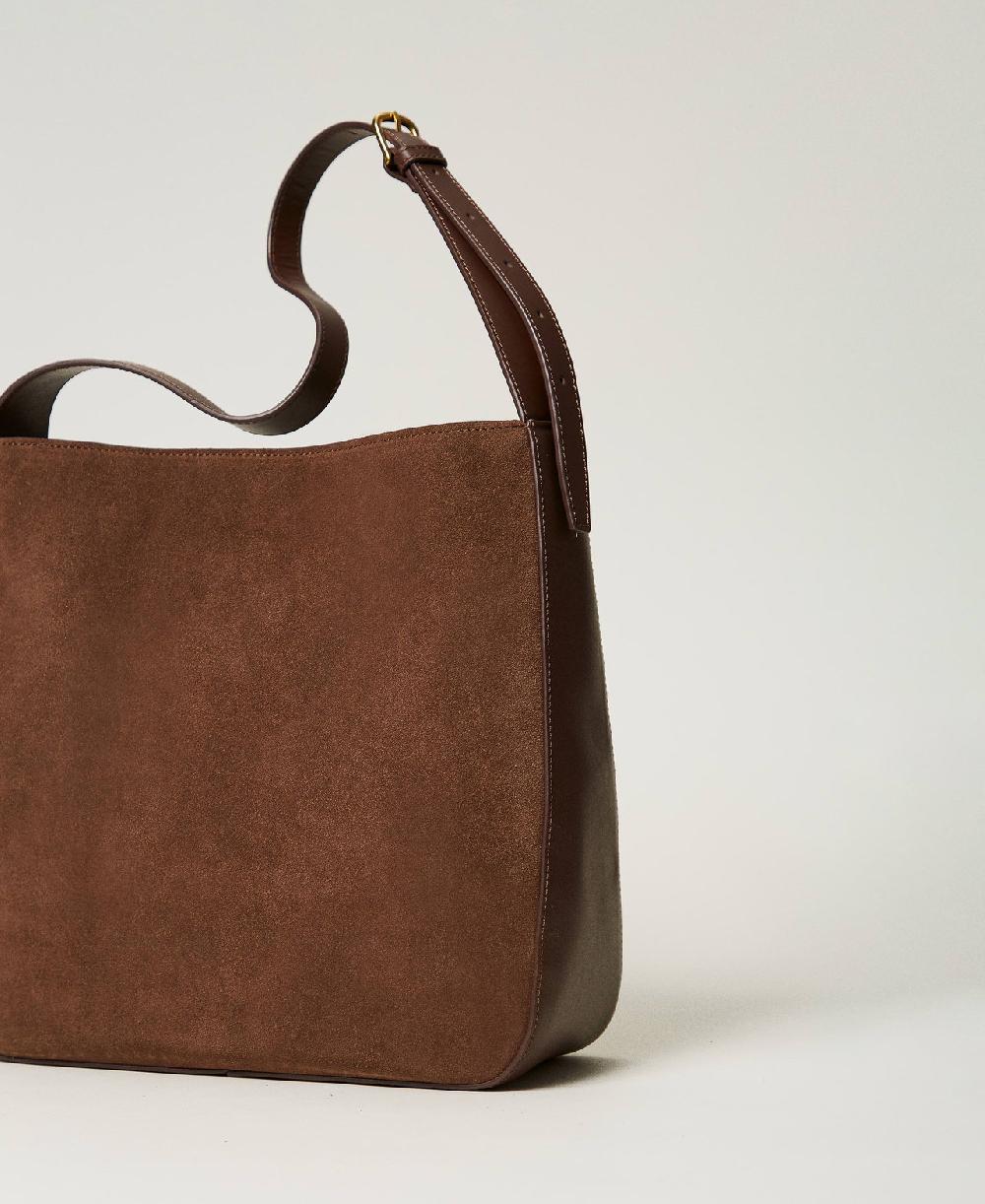 Scee by twin set Borsa hobo ‘Chelsea’ in pelle Spedizione Gratuita