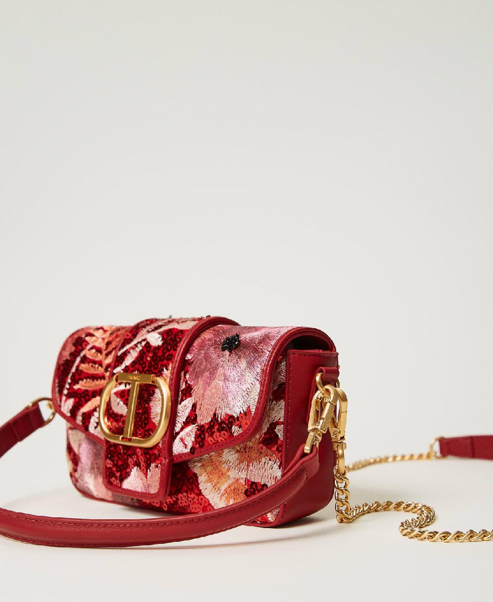 Scee by twin set Borsa a tracolla 'Amie' piccola con ricamo Soddisfazione Garantita