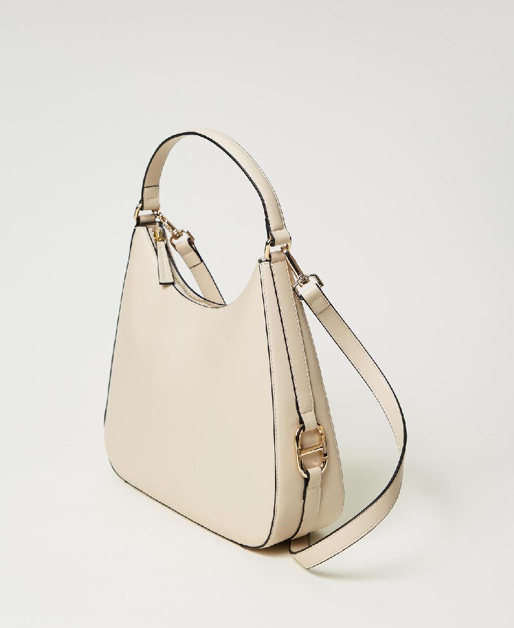 Scee by twin set Borsa hobo con fibbia Oval T Prezzo Ridotto