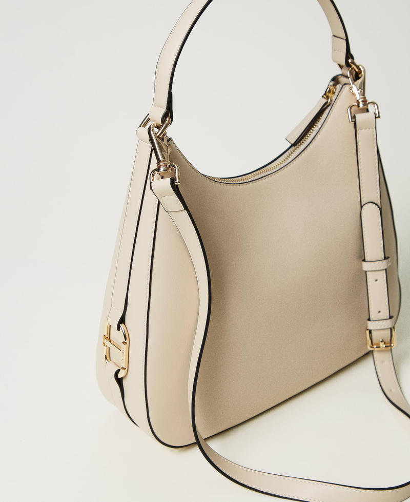 Scee by twin set Borsa hobo con fibbia Oval T Prezzo Ridotto