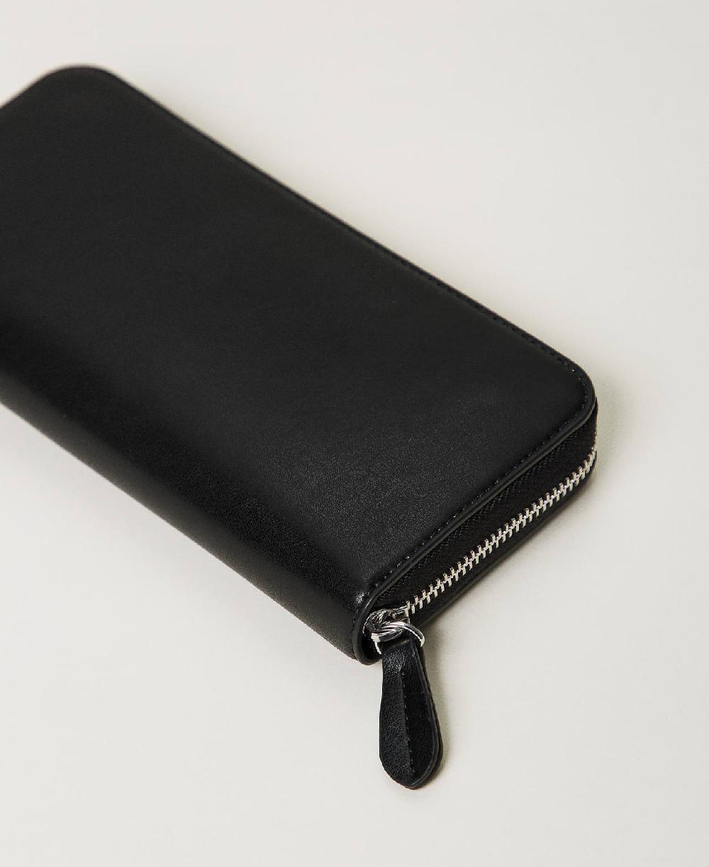 Scee by twin set Portafoglio zip around con borchie Sconto