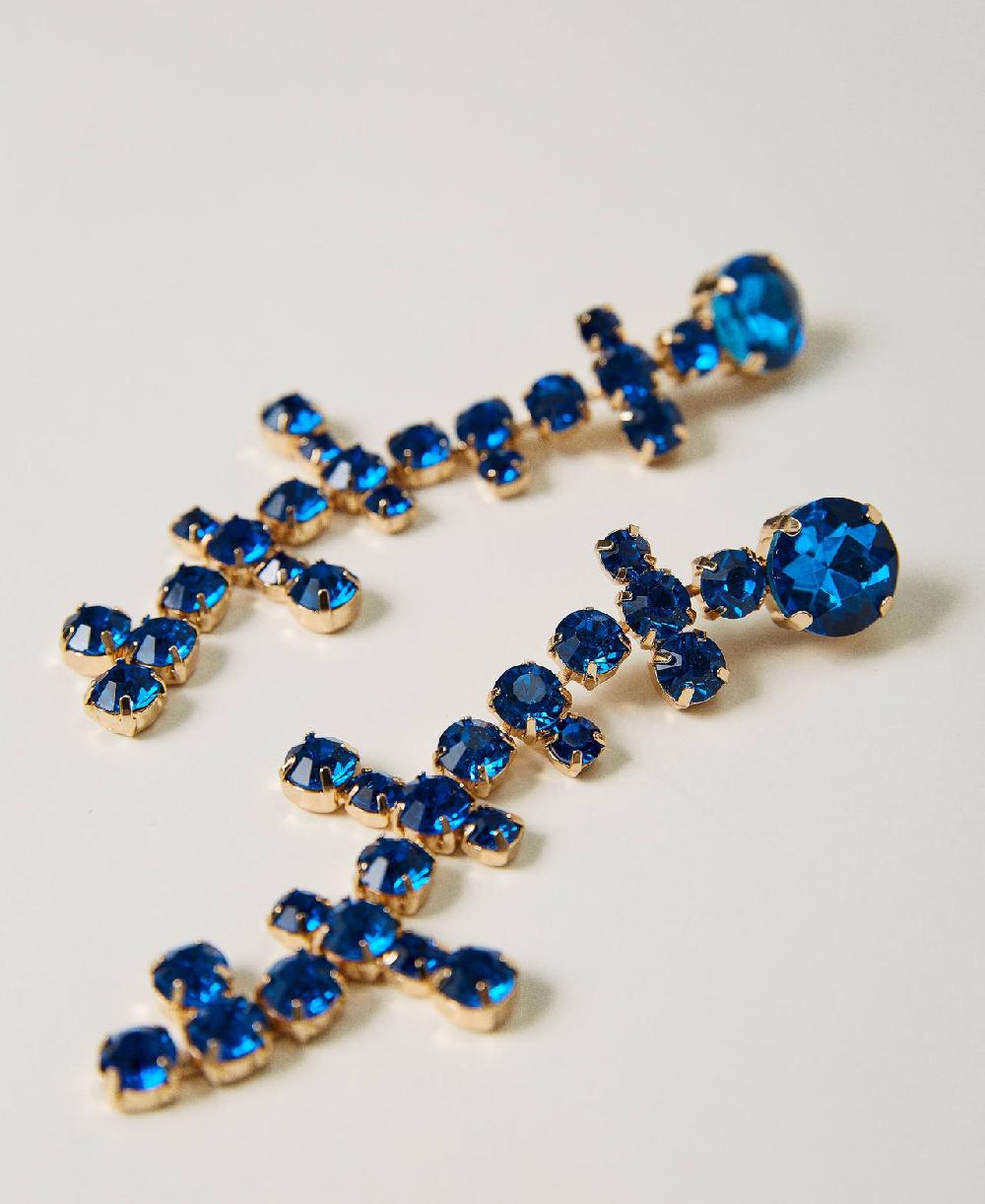 Scee by twin set Orecchini pendenti con strass Moda