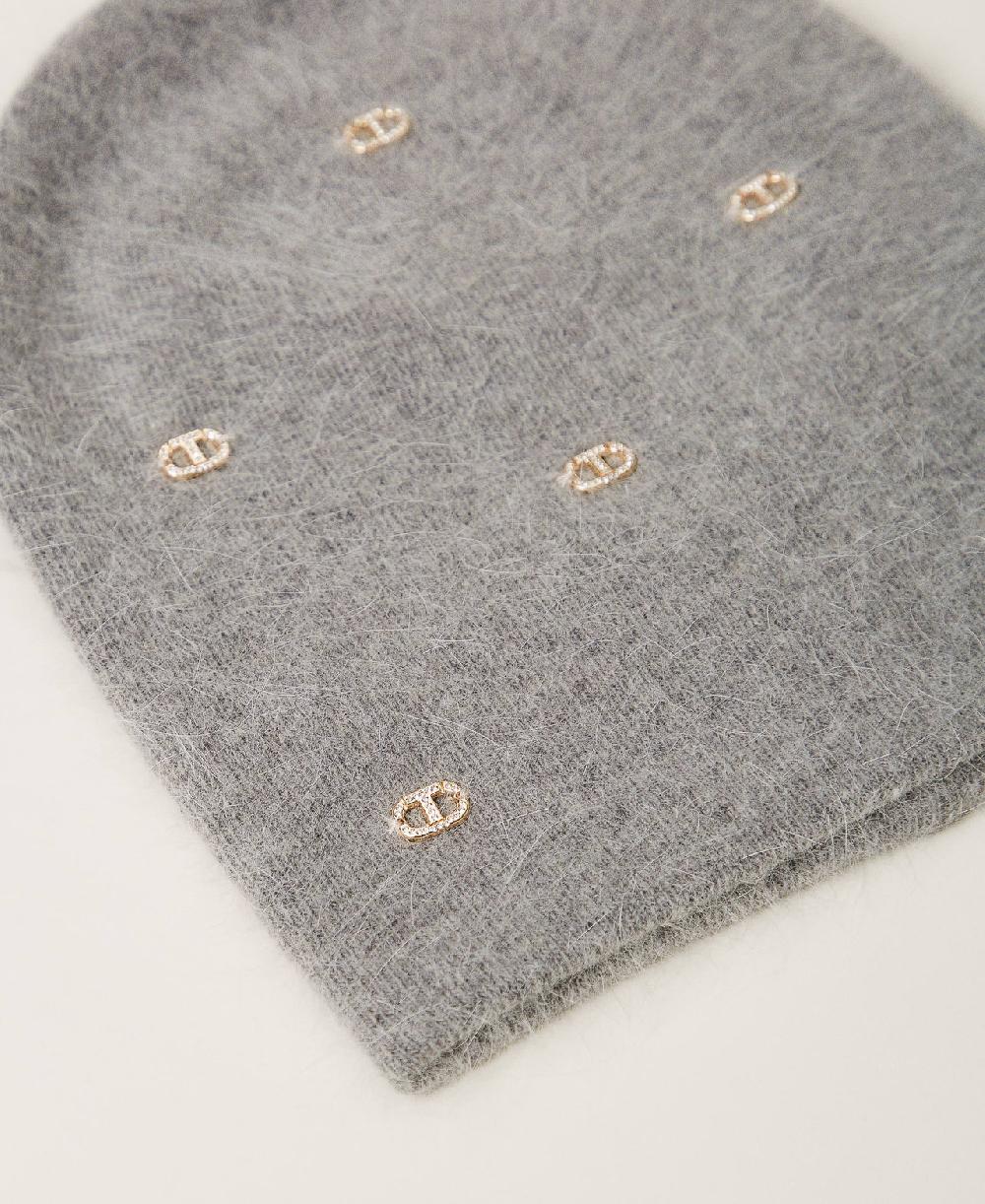 Scee by twin set Cuffia in maglia con Oval T Pezzi Unici