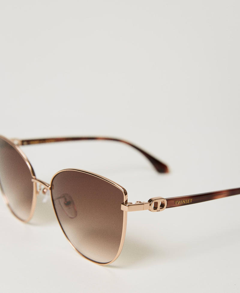 Scee by twin set Occhiali da sole cat-eye in acciaio Online