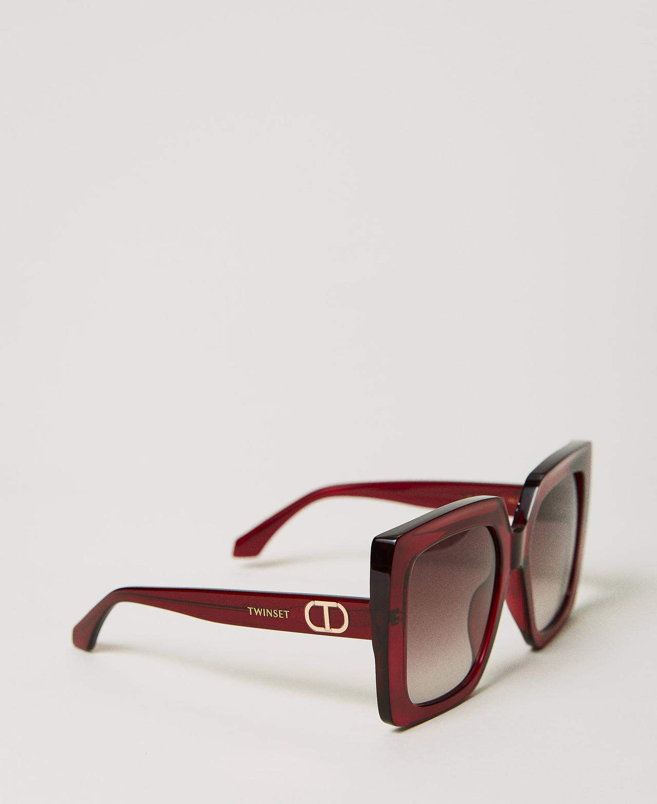 Scee by twin set Occhiali da sole squadrati oversize In Vendita