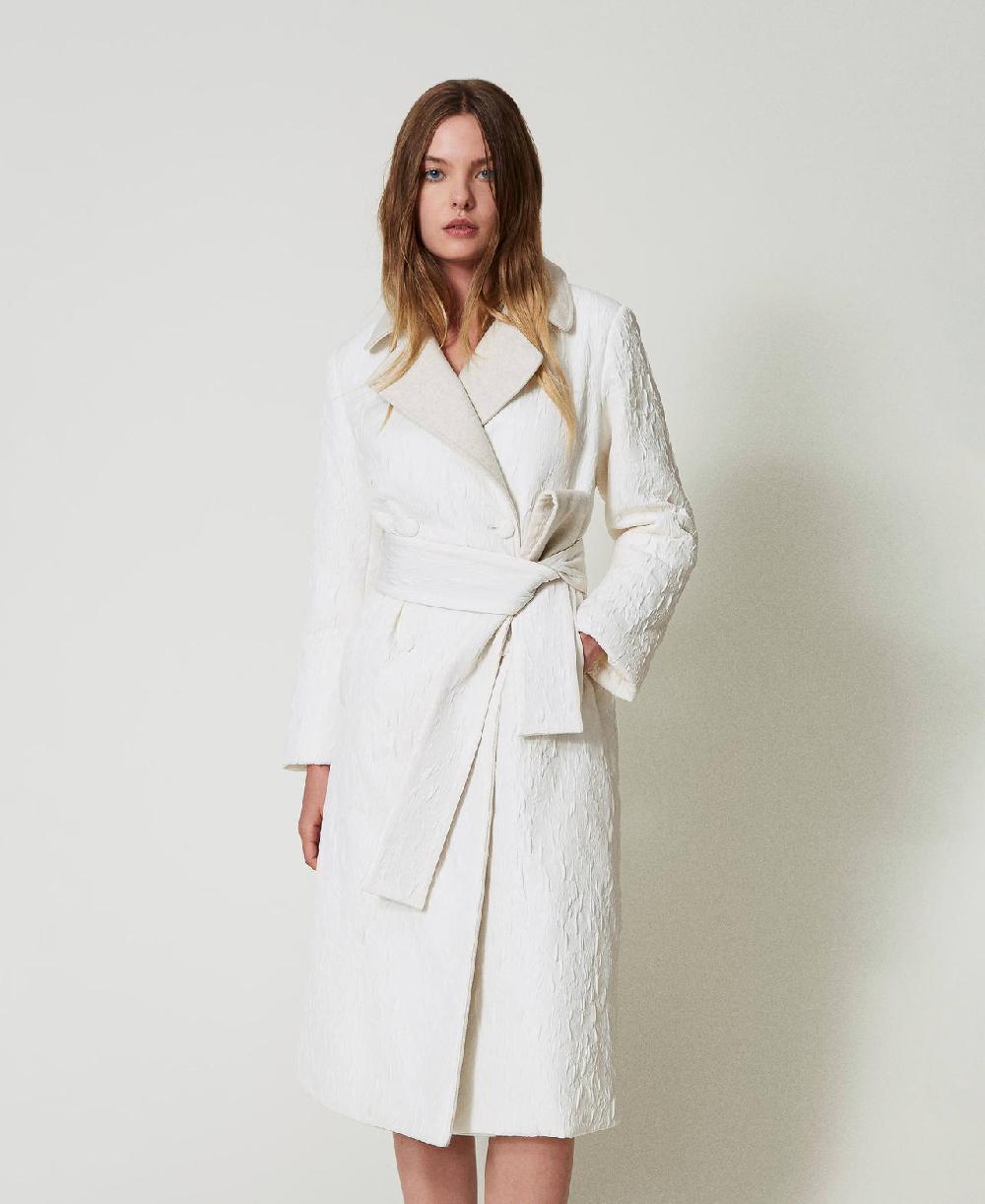 Scee by twin set Cappotto doppiopetto goffrato Promozione