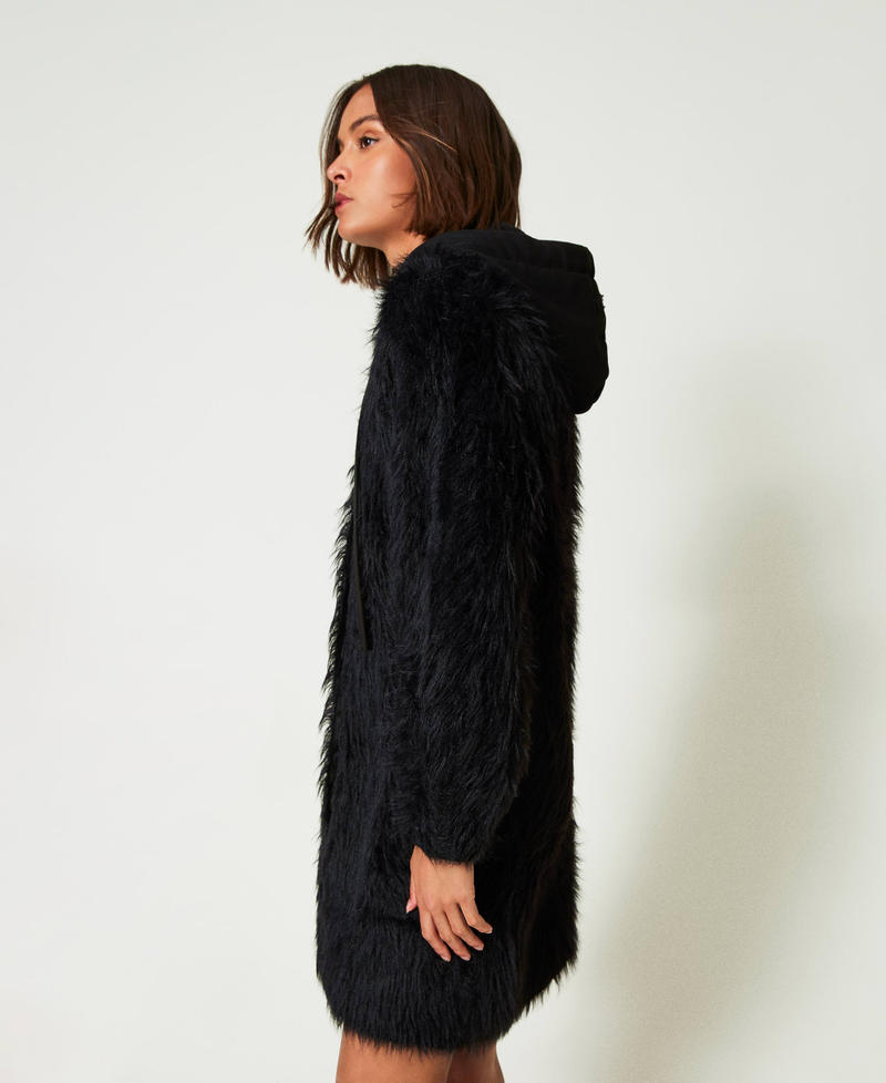 Scee by twin set Cappotto MYFO in maglia con cappuccio Consegna Veloce