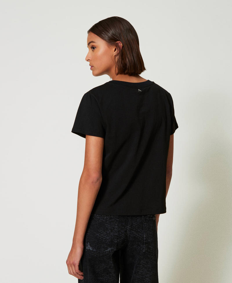 Scee by twin set T-shirt con ricami in organza Fino Al -60%