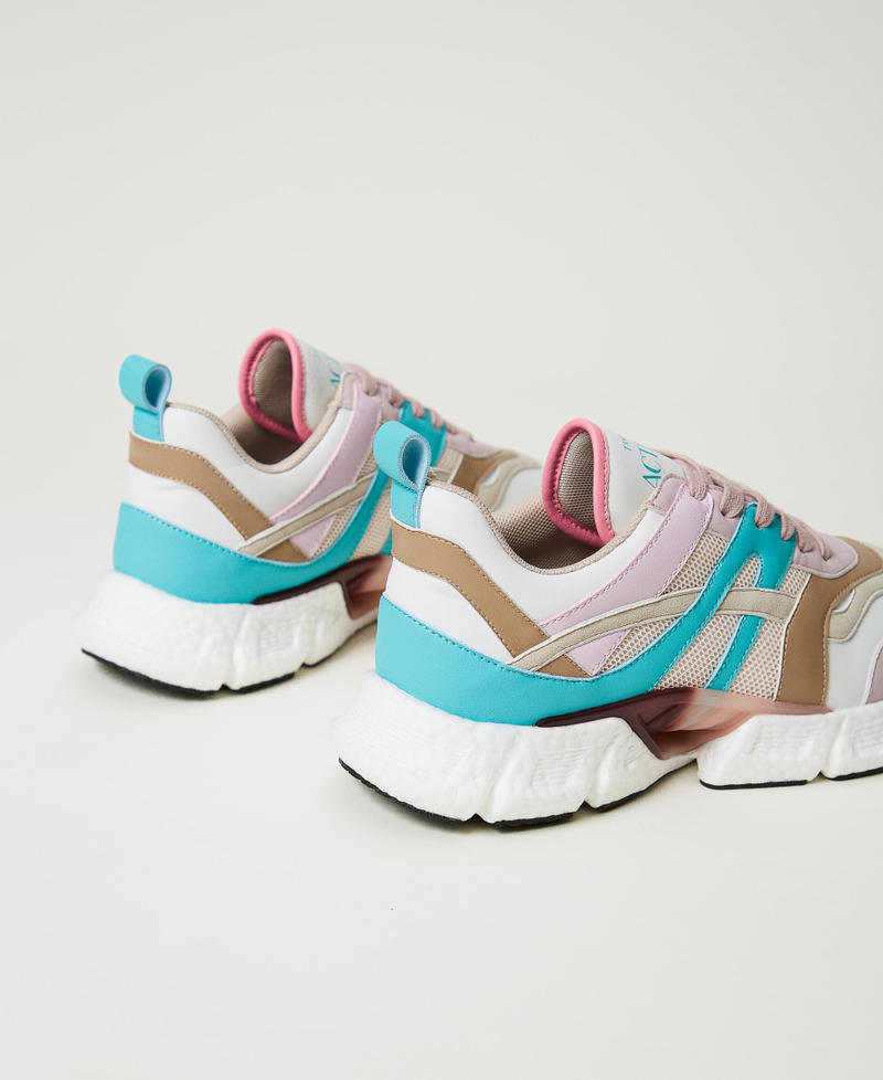 Scee by twin set Sneakers running color block Economico