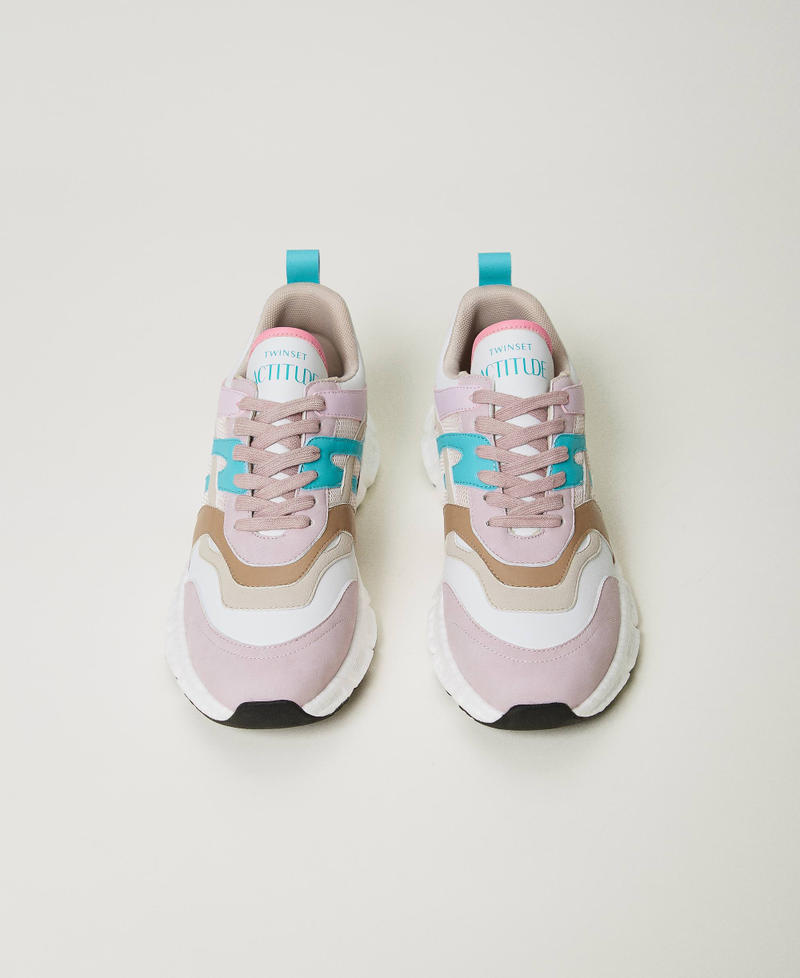 Scee by twin set Sneakers running color block Economico
