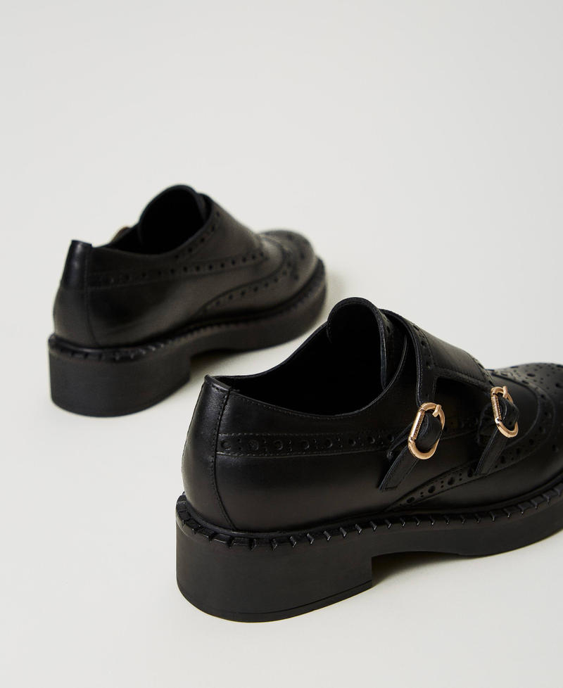 Scee by twin set Scarpe in pelle con cinturini Outlet