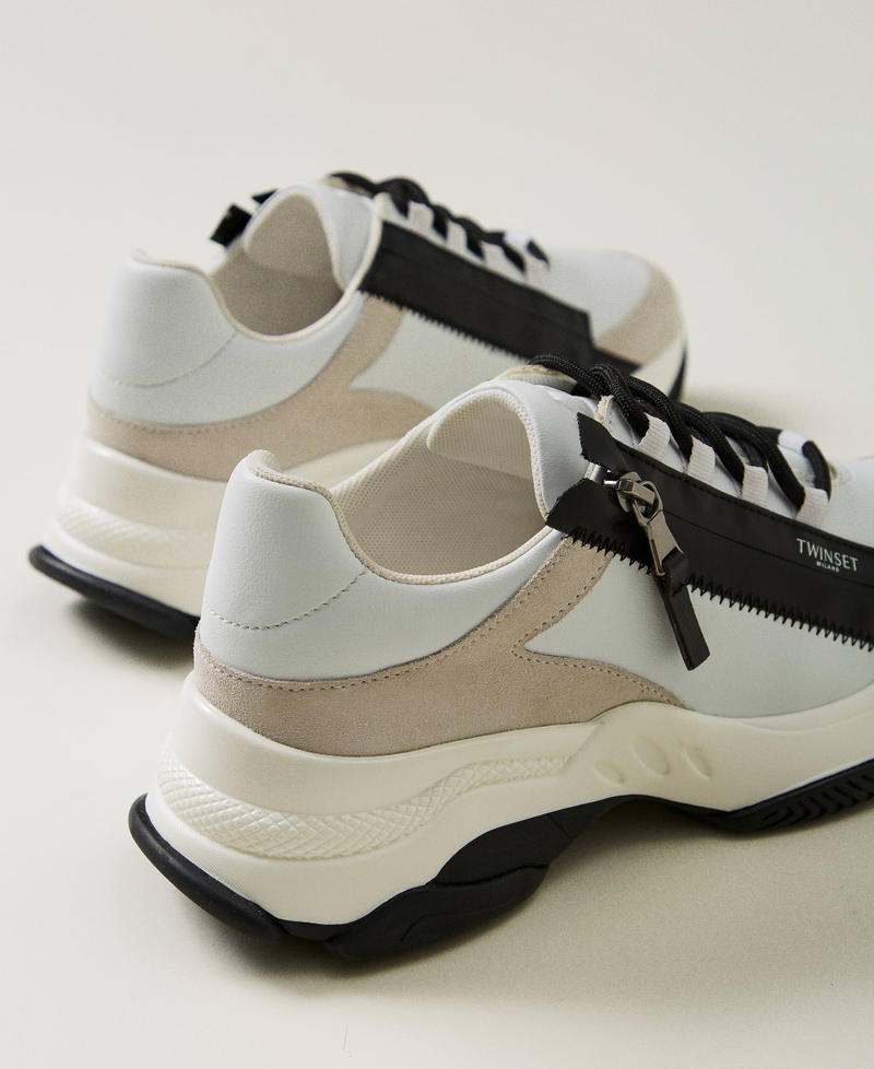 Scee by twin set Sneakers running con zip Vendita Calda