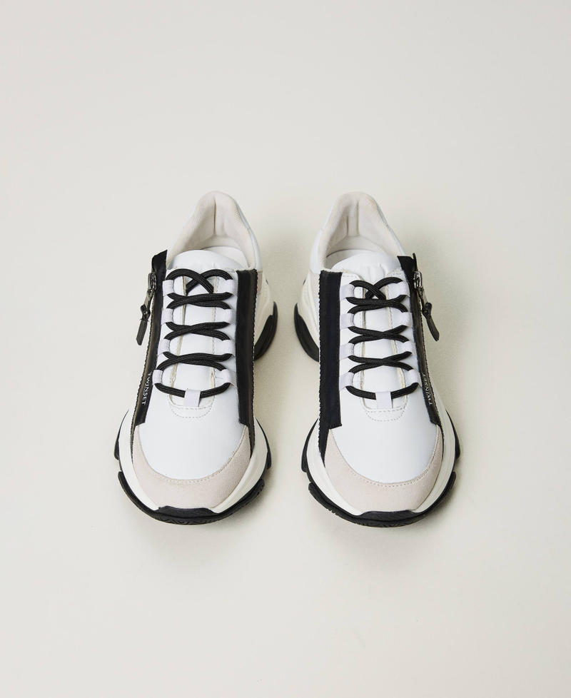 Scee by twin set Sneakers running con zip Vendita Calda