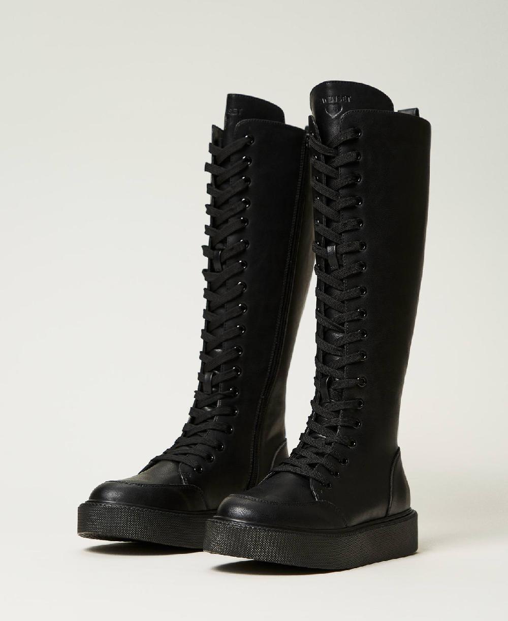 Scee by twin set Sneakers alte stringate Vendita Economica