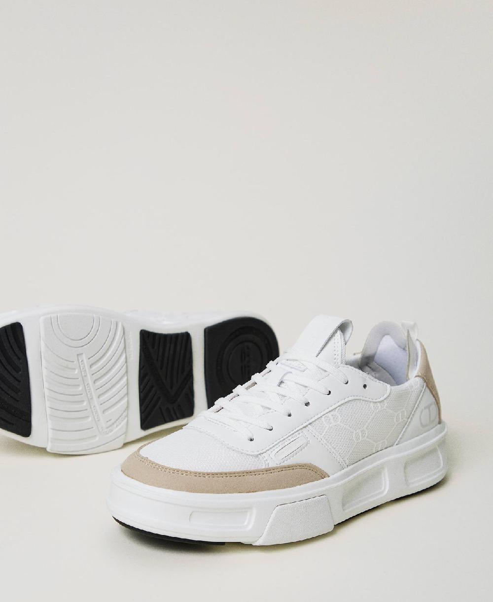 Scee by twin set Sneakers Fessura color block In Saldo