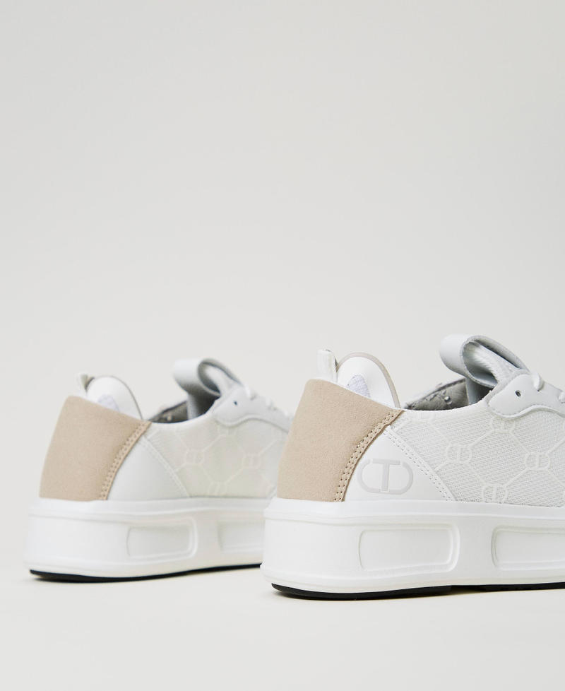 Scee by twin set Sneakers Fessura color block In Saldo