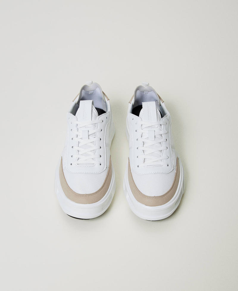 Scee by twin set Sneakers Fessura color block In Saldo