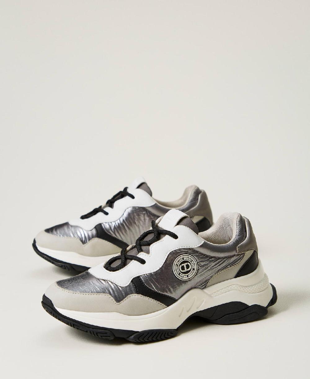 Scee by twin set Sneakers running color block Moda
