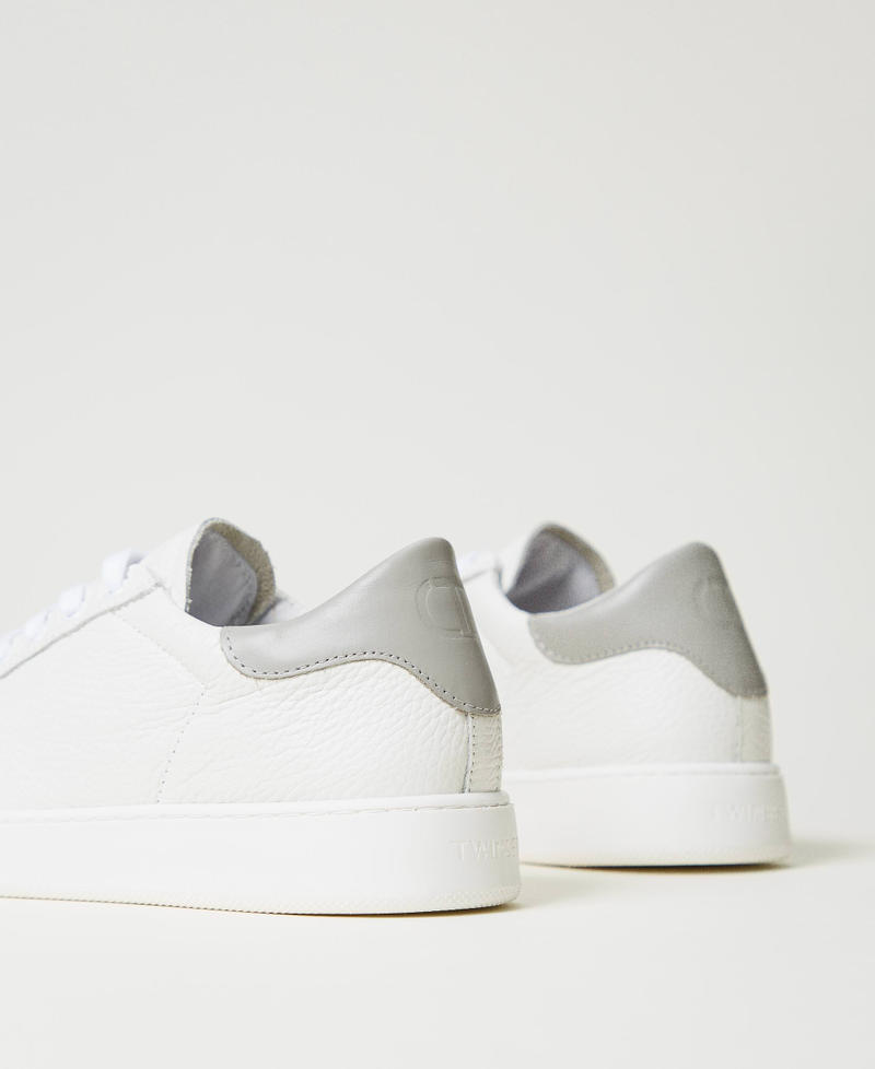 Scee by twin set Sneakers in pelle con Oval T Qualità