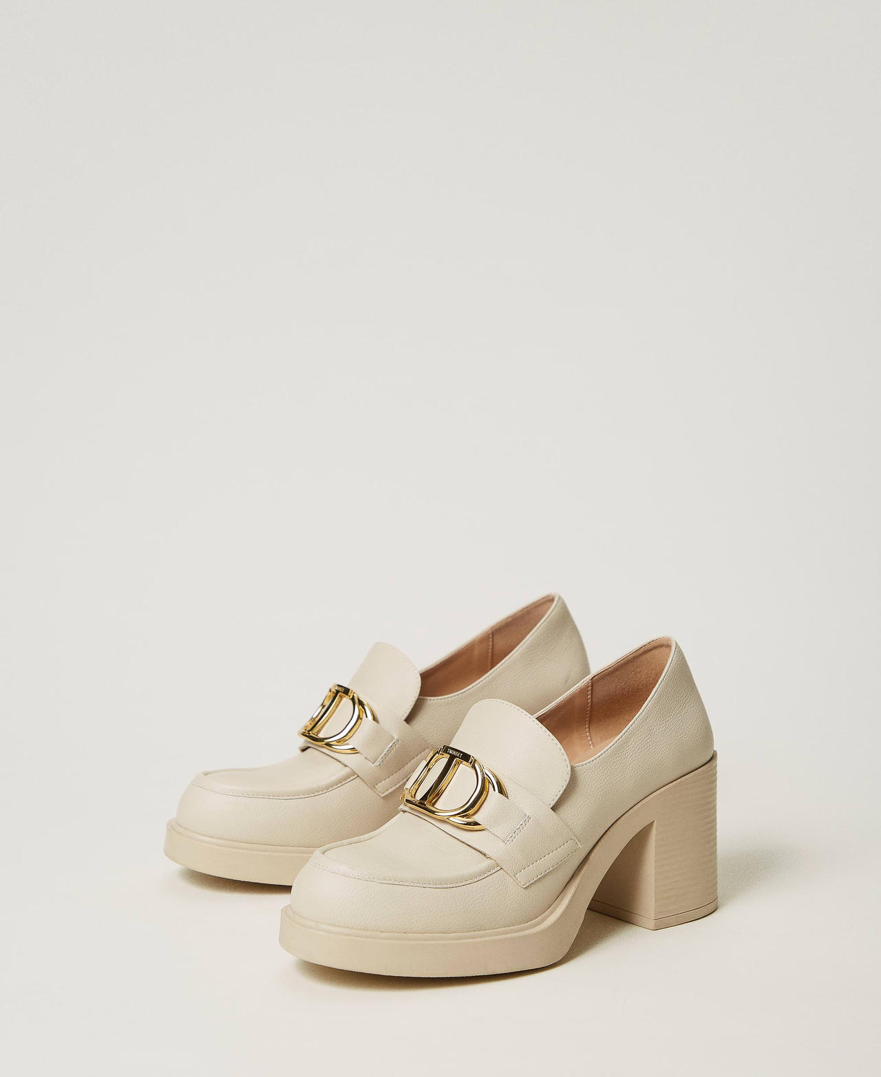 Scee by twin set Mocassini alti con morsetto Oval T Fino Al -60%