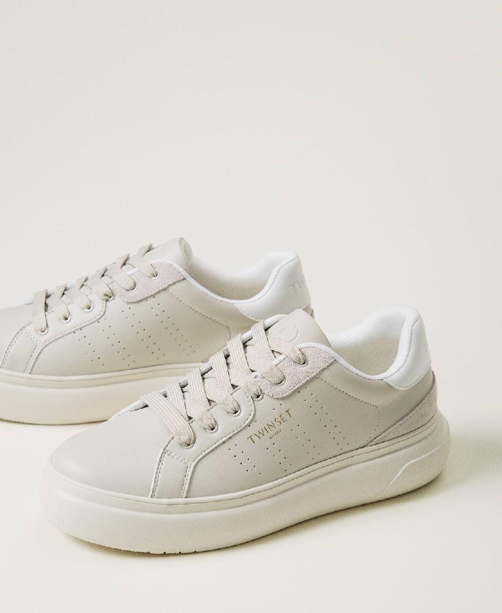 Scee by twin set Sneakers traforate con logo Shopping Online