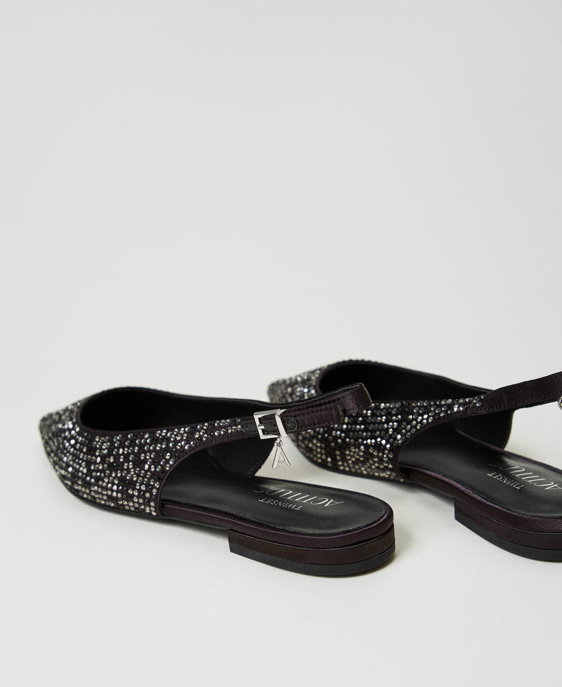 Scee by twin set Ballerine sling back con strass Convenienza