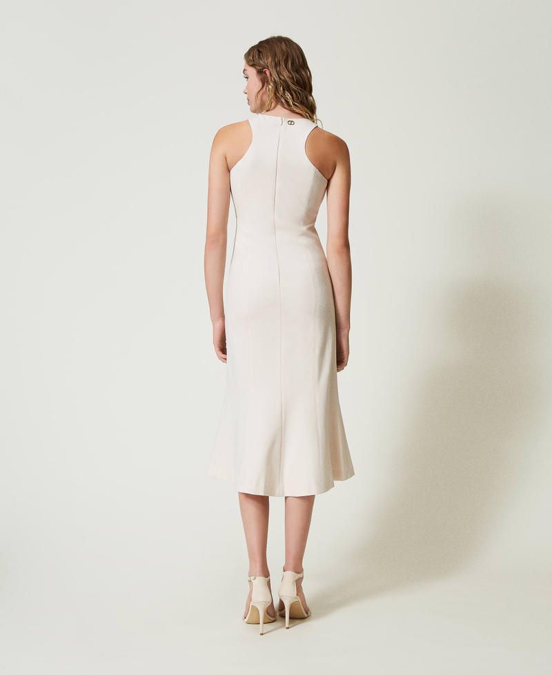 Scee by twin set Abito longuette con scollatura all'americana Vendite Flash