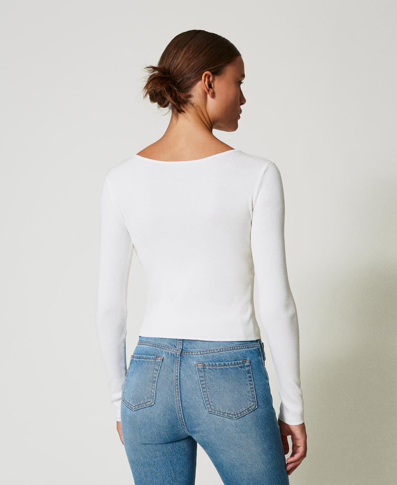 Scee by twin set Maglia doppio uso con Oval T Nuova