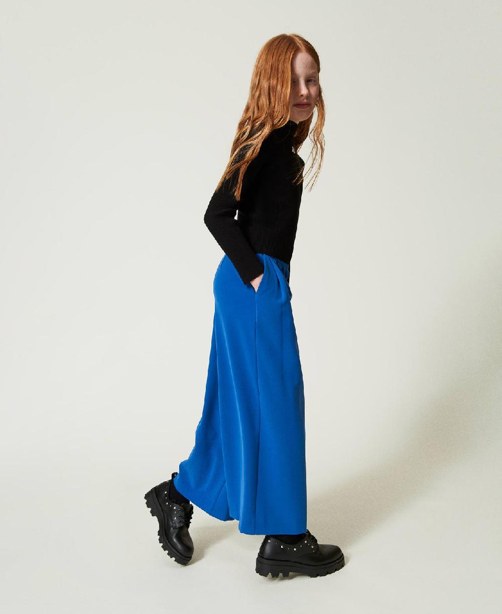 Scee by twin set Pantaloni a palazzo in flanella 2025