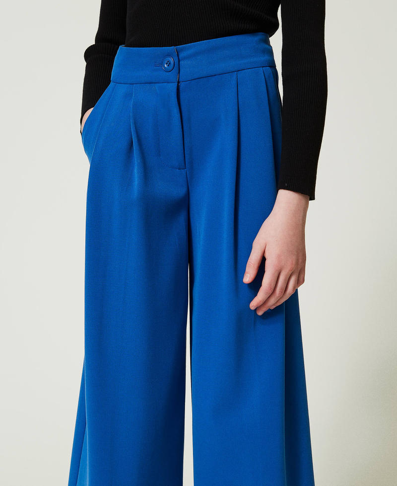 Scee by twin set Pantaloni a palazzo in flanella 2025