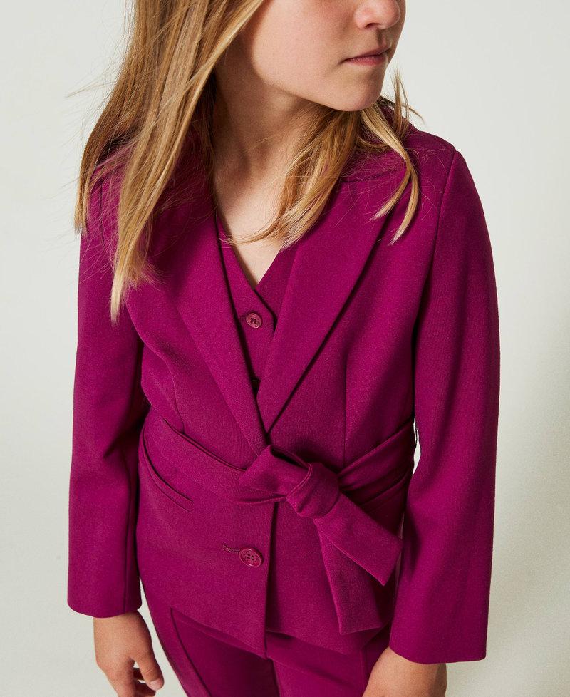 Scee by twin set Giacca blazer monopetto con cintura Qualità Garantita