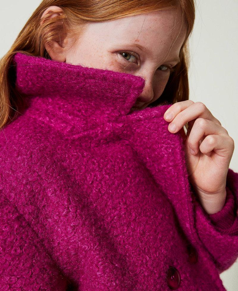 Scee by twin set Cappotto doppiopetto in panno curly Consegna Veloce