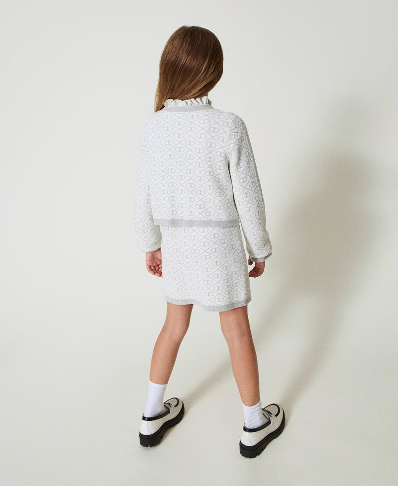 Scee by twin set Giacca in maglia jacquard con Oval T Hotsell
