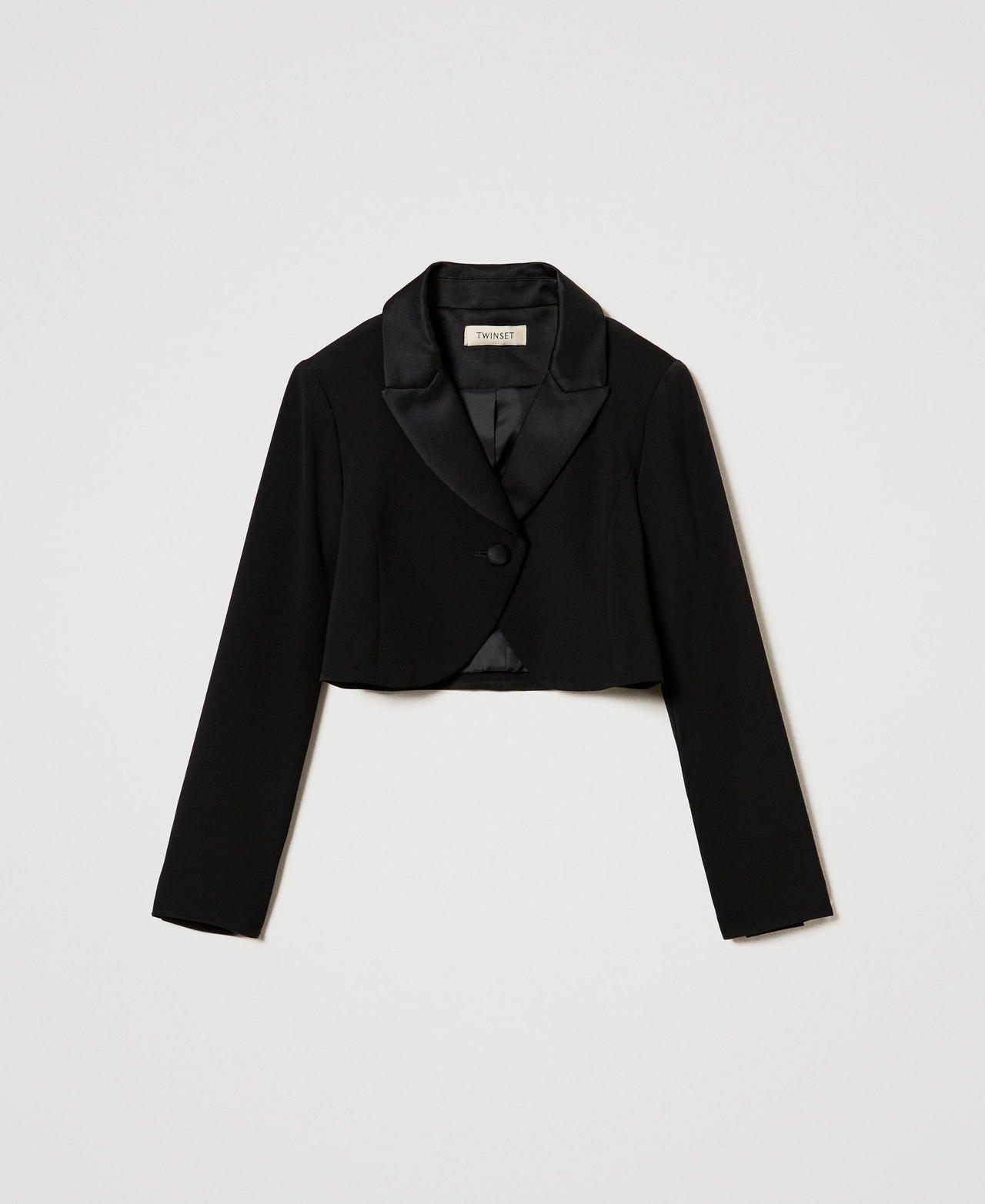 Scee by twin set Giacca spencer in flanella