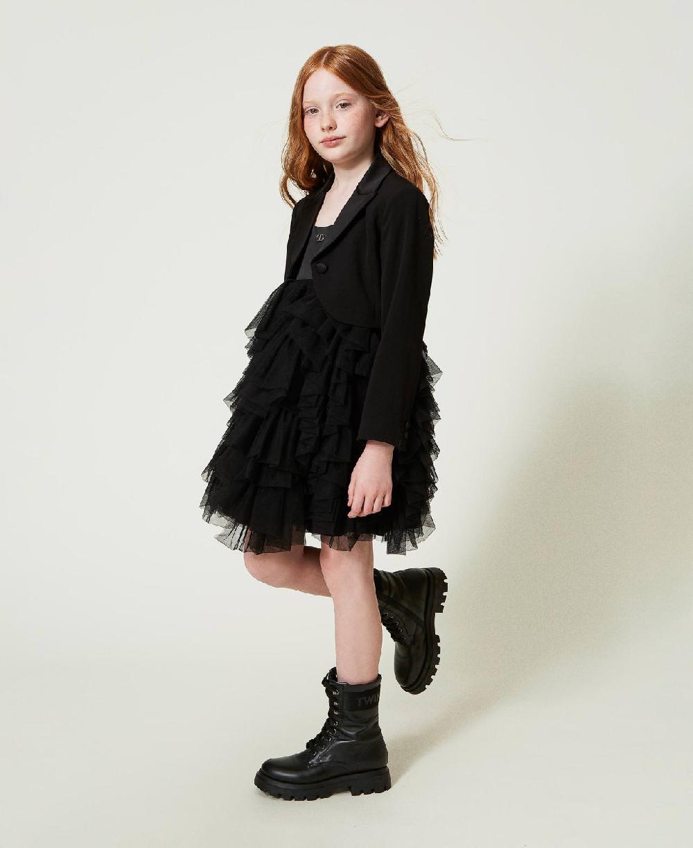 Scee by twin set Giacca spencer in flanella Vendite Flash