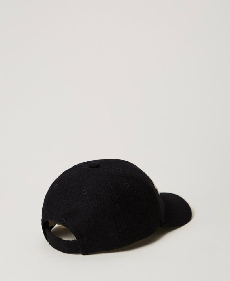 Scee by twin set Cappello da baseball in panno con logo Moda