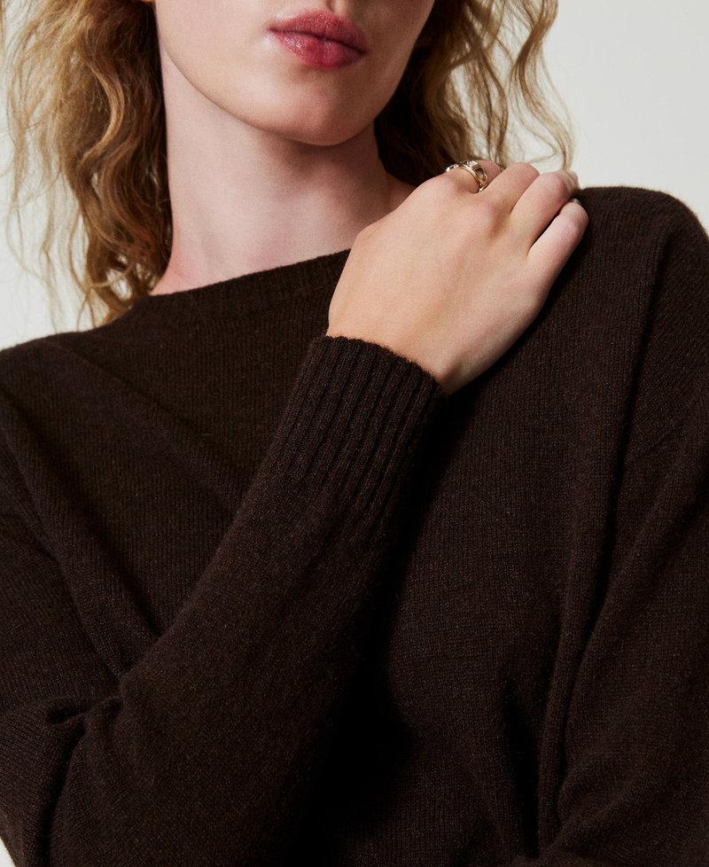 Scee by twin set Maglia girocollo in eco-cashmere Nuova