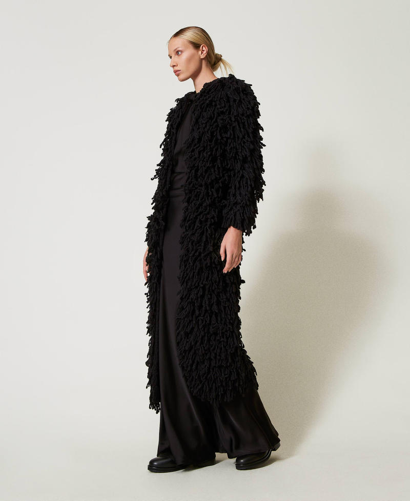 Scee by twin set Cappotto 'Elizabeth' in maglia bouclé Vendita